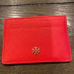 Tory Burch Orange Card Case
